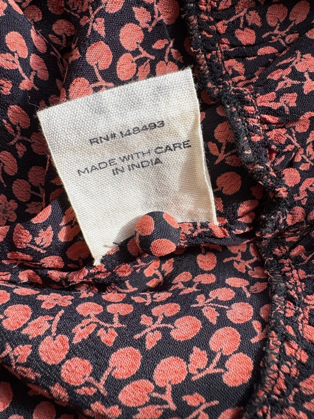 Doên Minuit Cherry Willow Print Mini Dress XS - Picture 7 of 10